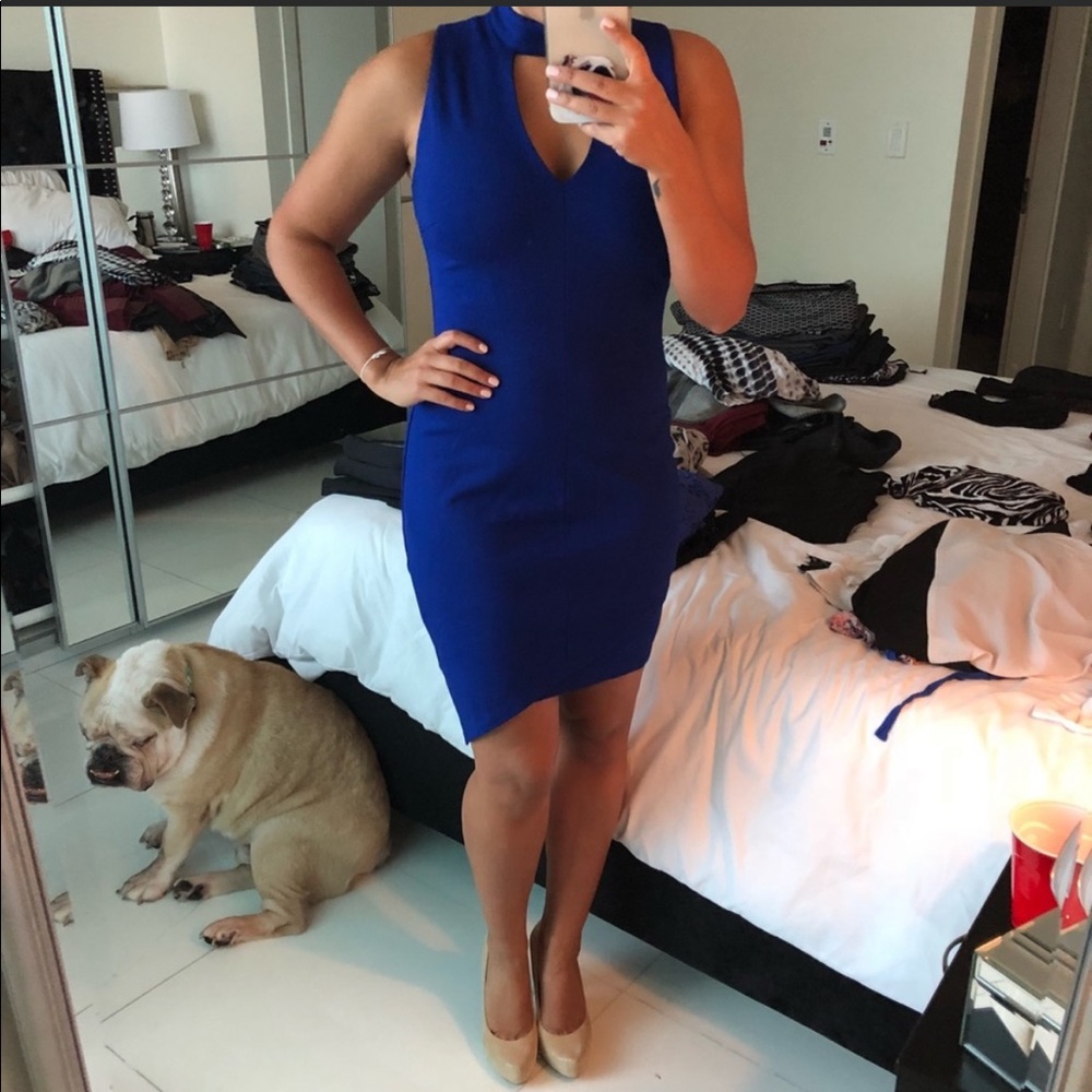 ADELYN RAE Royal Blue Dress!